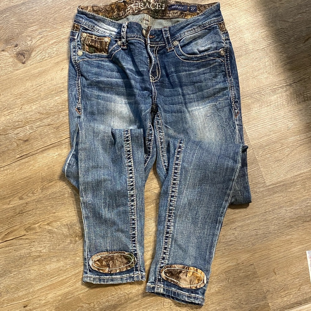 Grace in LA Camo Jeans